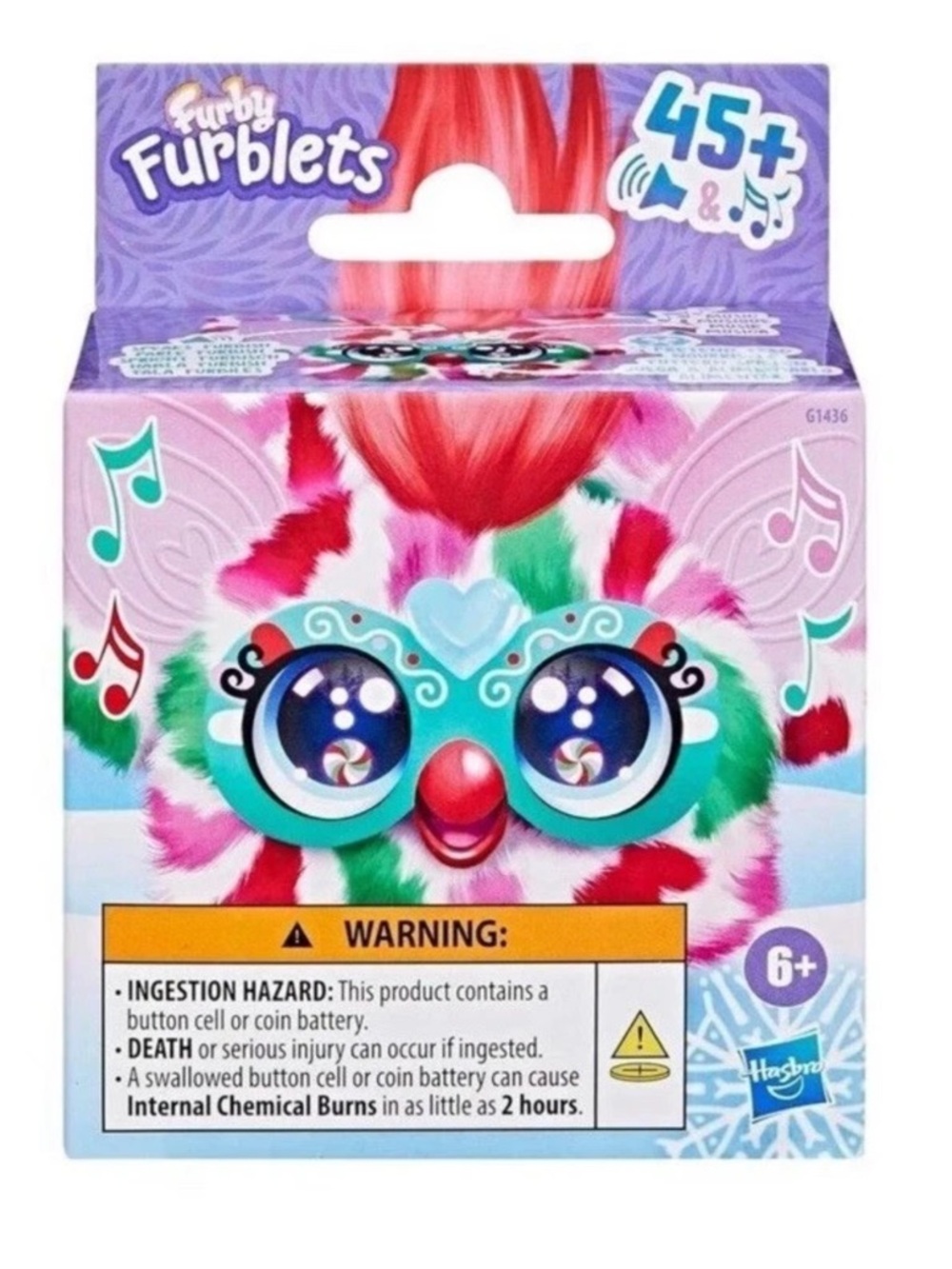 Hasbro Furby Furblets Plush Figure in Teal, Pink, Red, Green